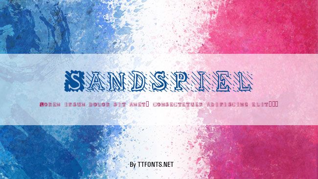 Sandspiel example