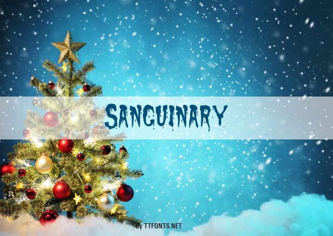 Sanguinary example