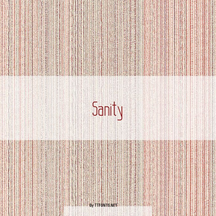 Sanity example
