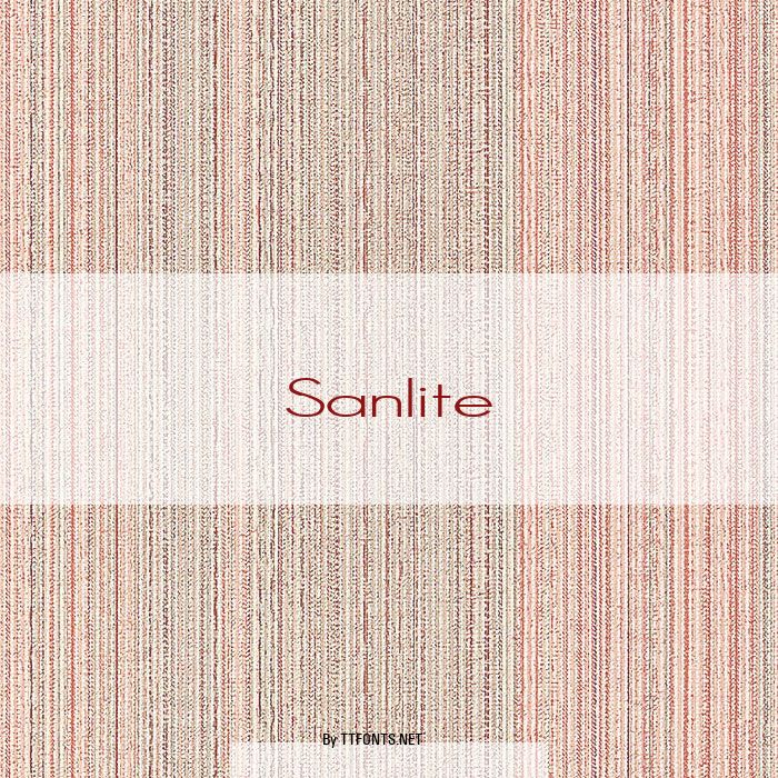 Sanlite example