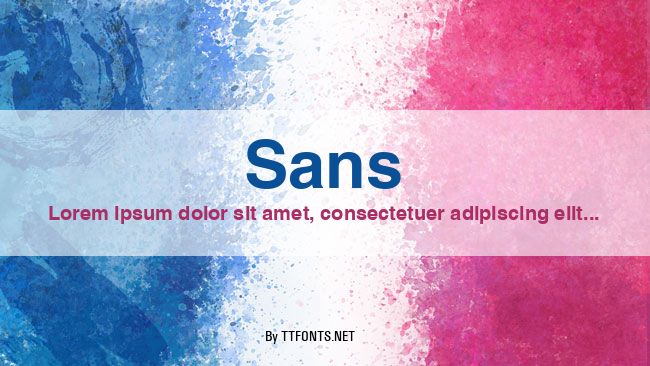 Sans example