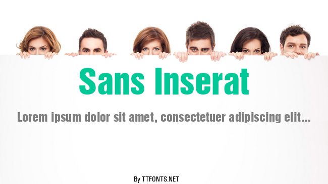 Sans Inserat example