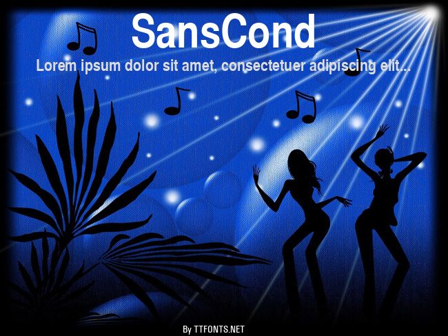 SansCond example