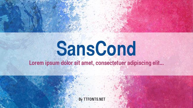SansCond example