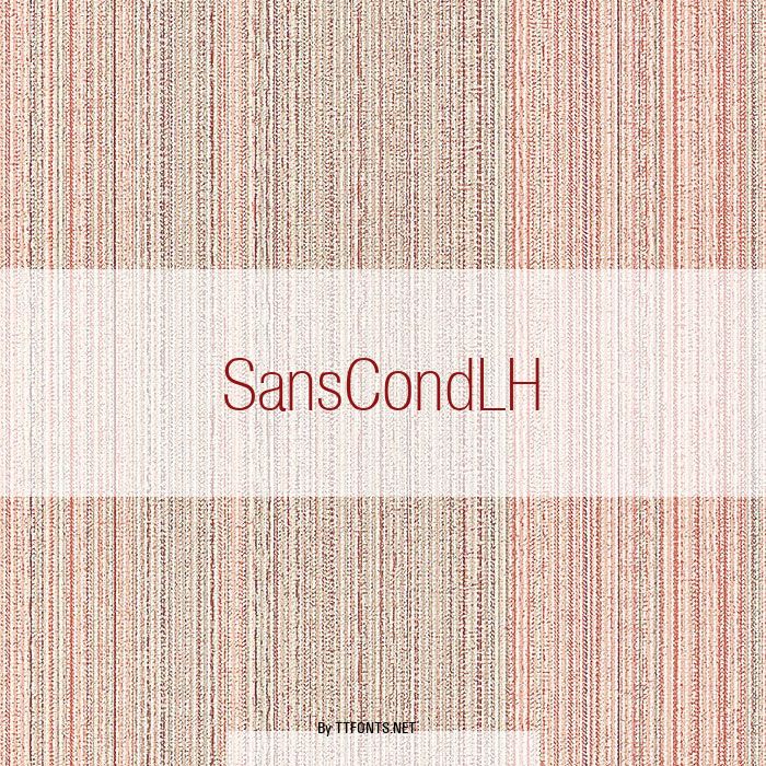 SansCondLH example