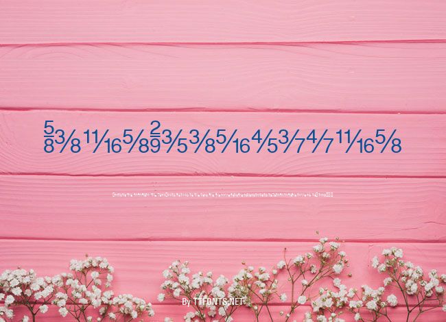 SansFractions example