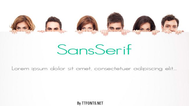 SansSerif example