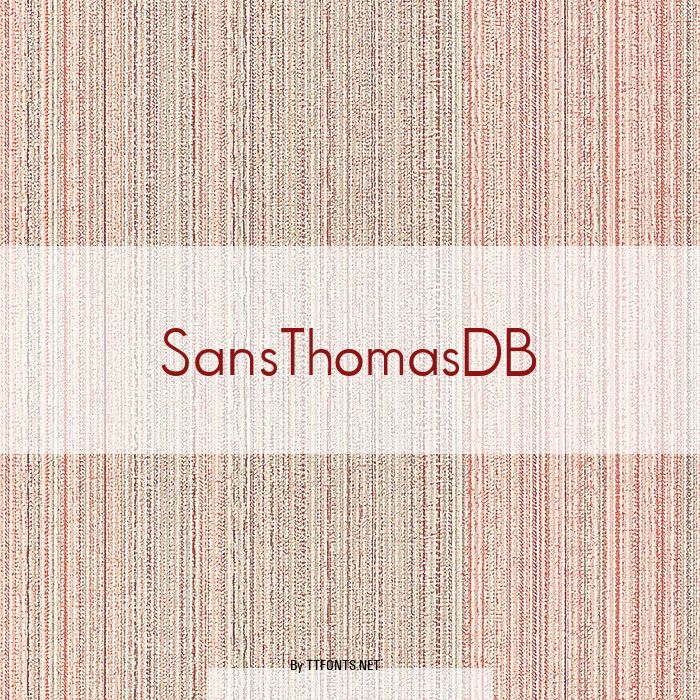 SansThomasDB example