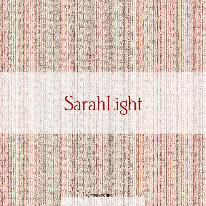 SarahLight example