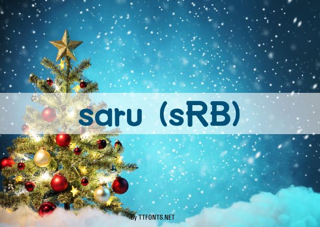 saru (sRB) example