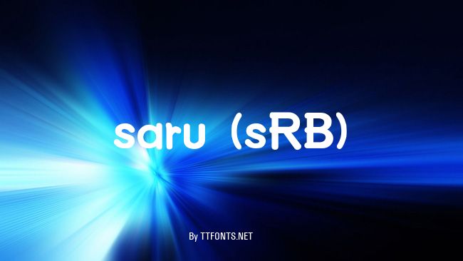 saru (sRB) example