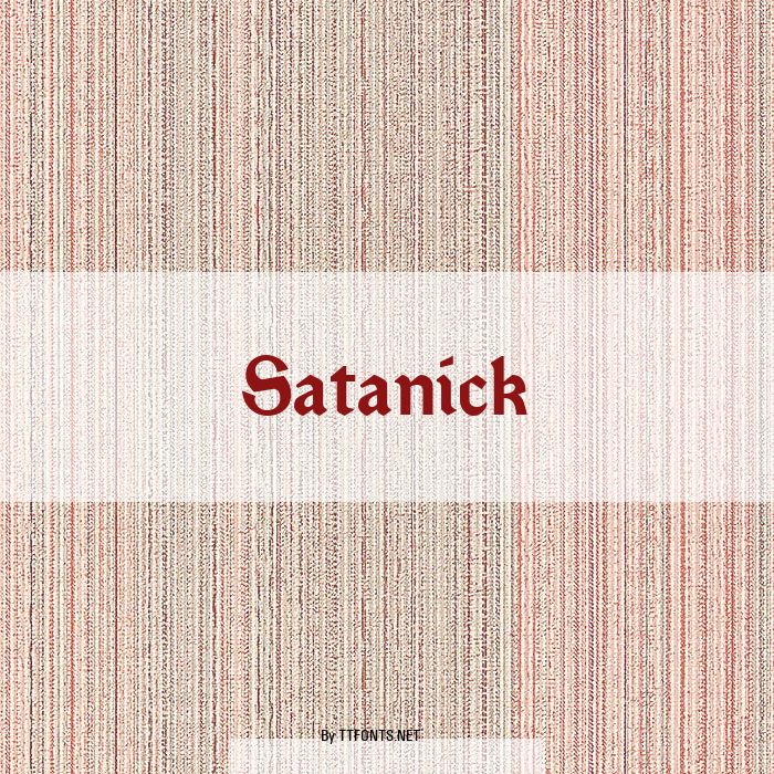 Satanick example