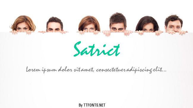 Satrict example