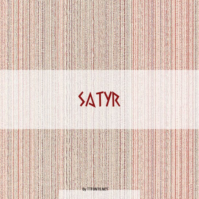 Satyr example