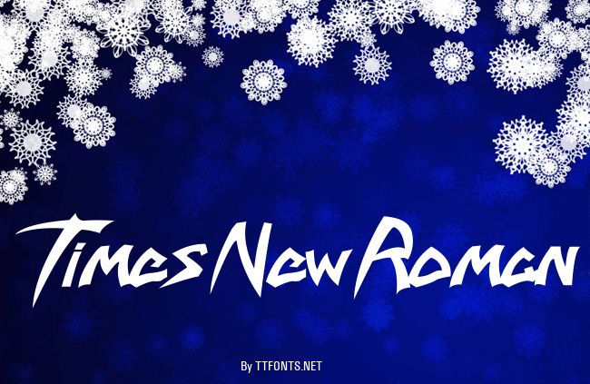 Times New Roman example
