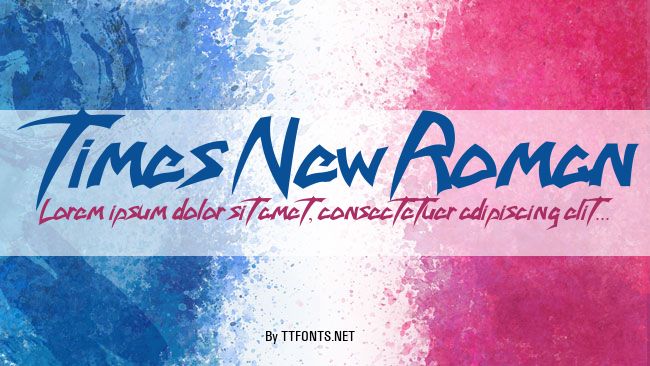 Times New Roman example