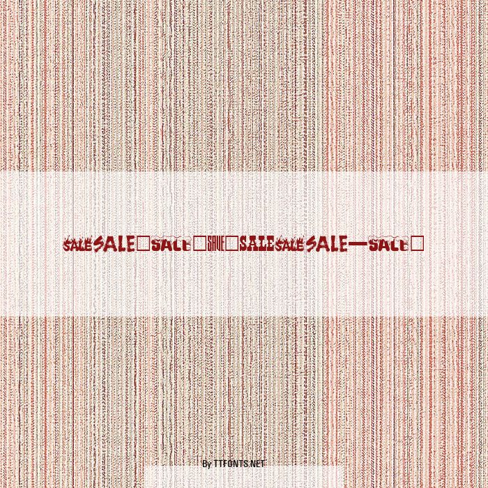 SavesAndSales example