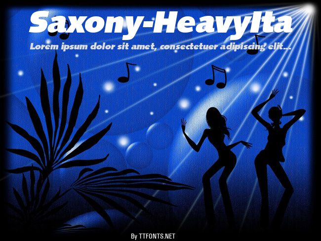 Saxony-HeavyIta example