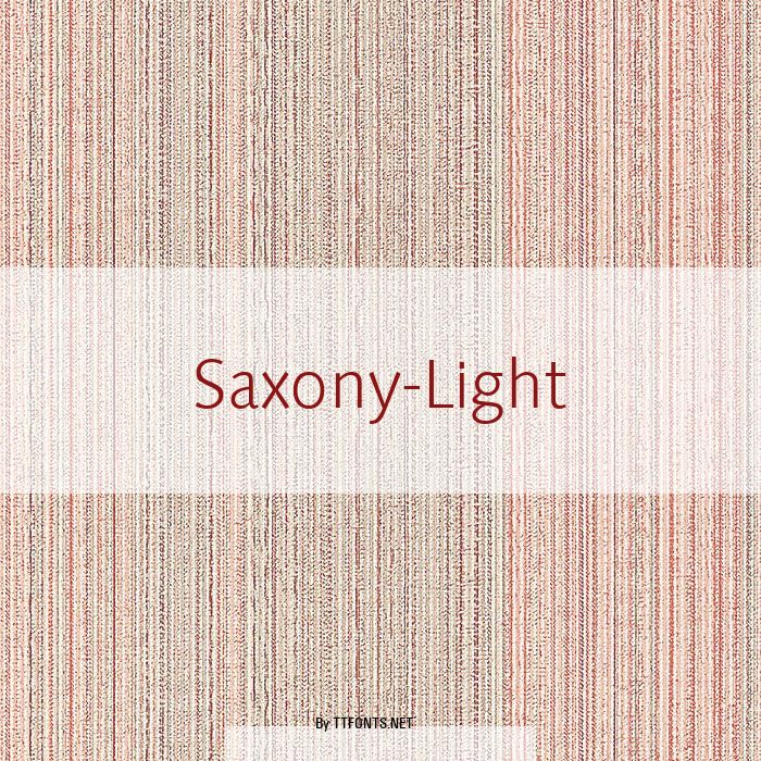 Saxony-Light example