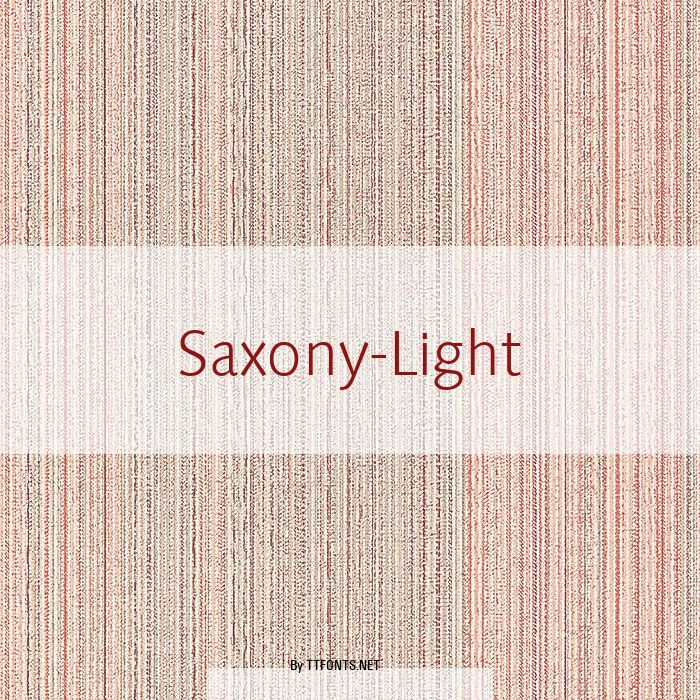 Saxony-Light example