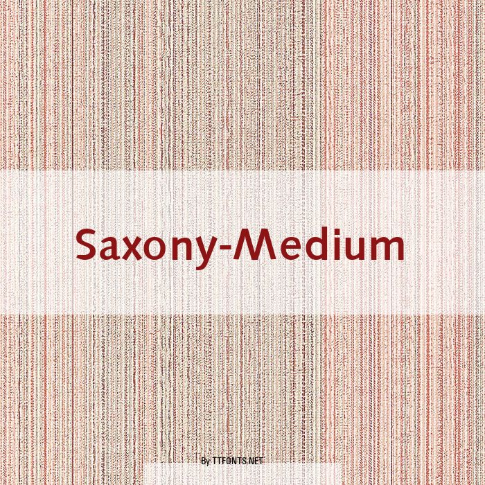 Saxony-Medium example