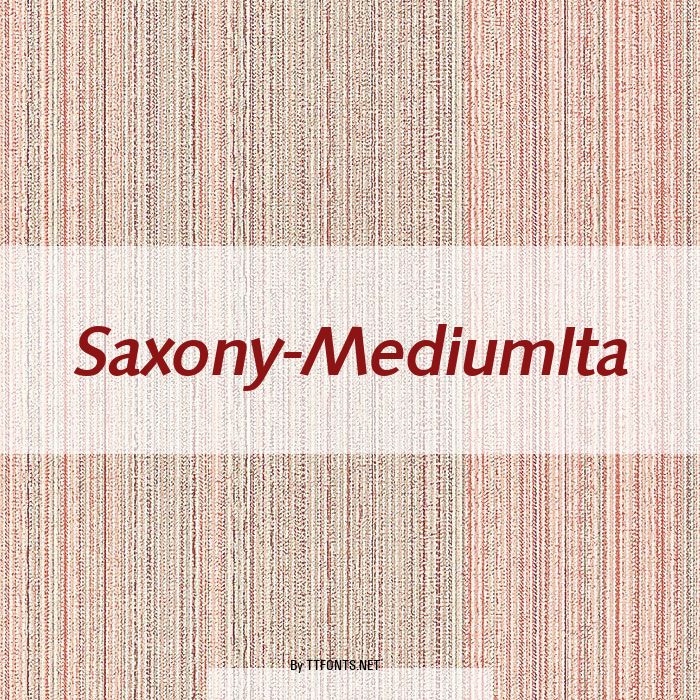 Saxony-MediumIta example