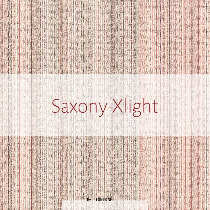 Saxony-Xlight example