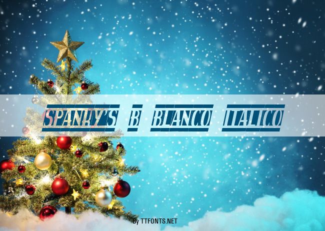 spanky's b blanco italico example