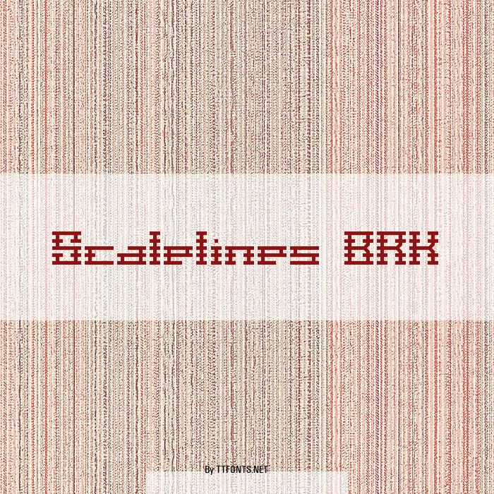 Scalelines BRK example