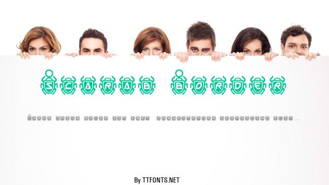 Scarab Border example