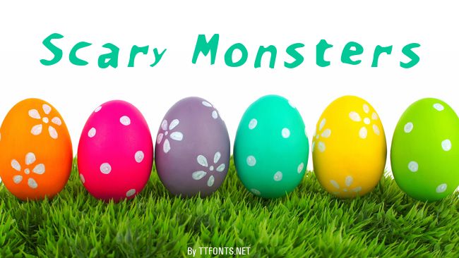 Scary Monsters example