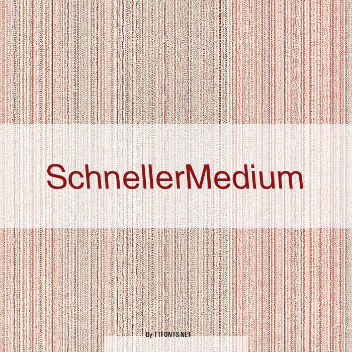 SchnellerMedium example