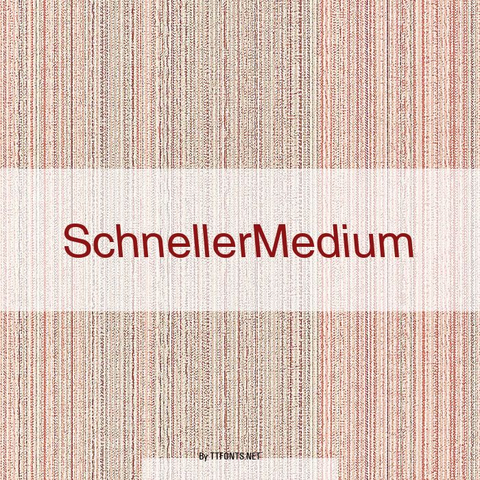 SchnellerMedium example