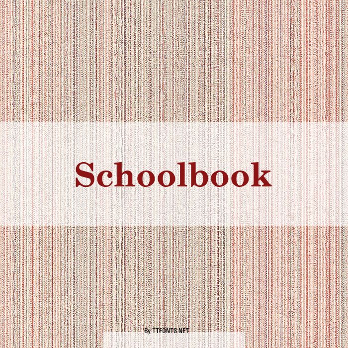 Schoolbook example