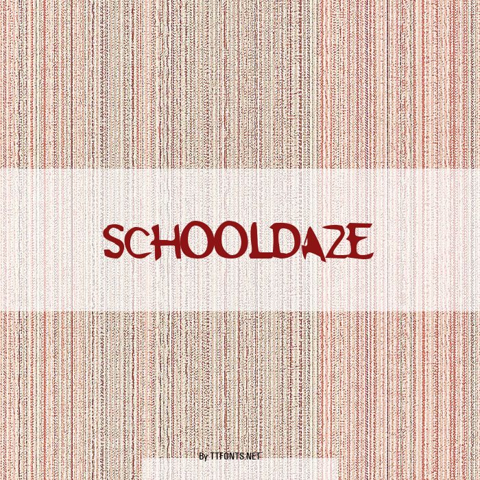 Schooldaze example