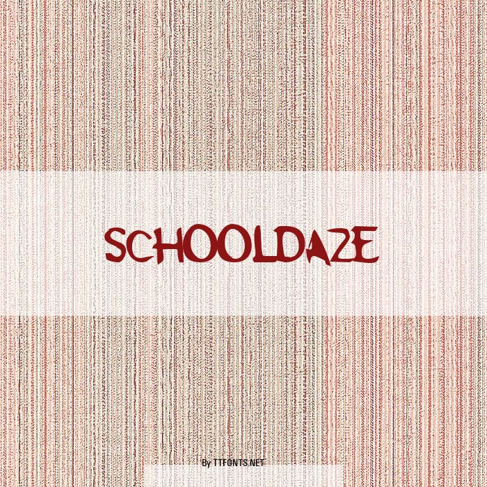Schooldaze example