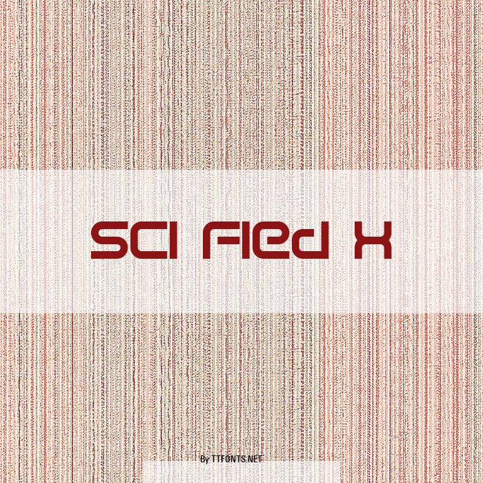 Sci Fied X example
