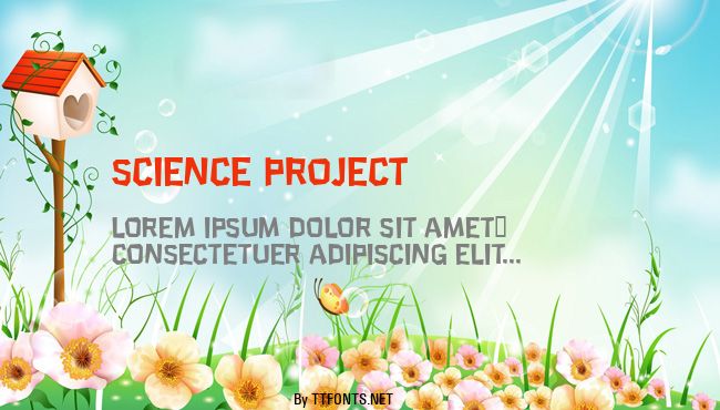 Science Project example