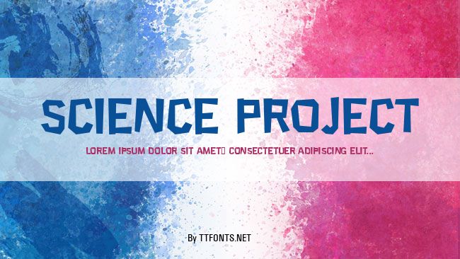 Science Project example