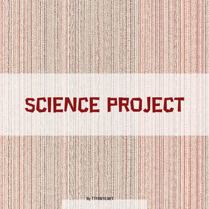 Science Project example