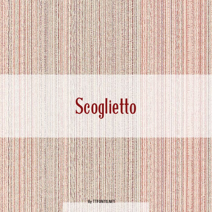 Scoglietto example