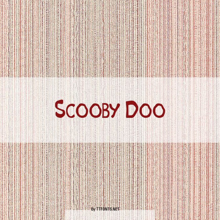 Scooby Doo example