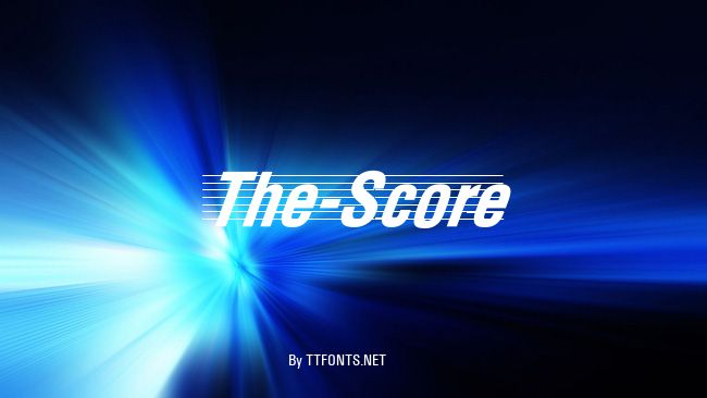 The-Score example