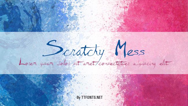 Scratchy Mess example