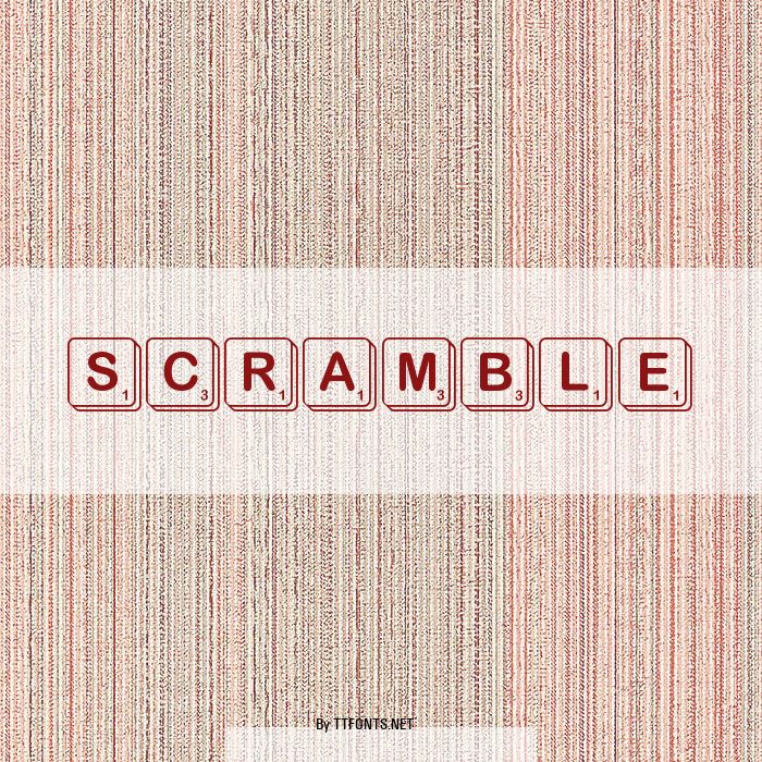 Scramble example