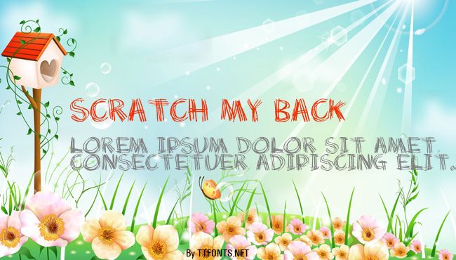 Scratch my back example
