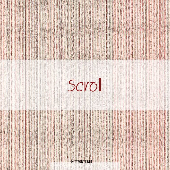 Scroll example