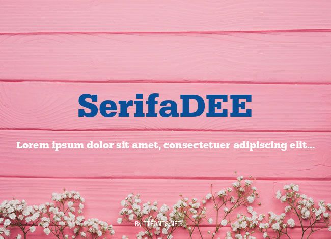 SerifaDEE example