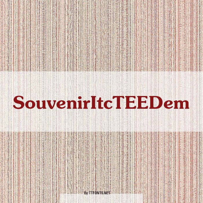 SouvenirItcTEEDem example