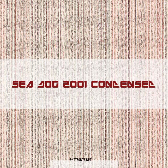 Sea Dog 2001 Condensed example